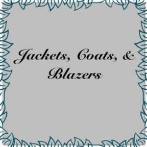 Jackets, Coats, & Blazers!